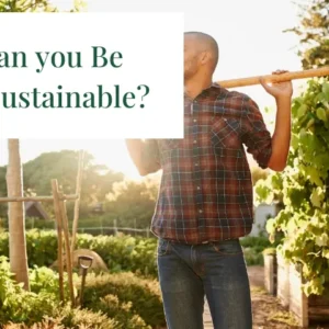 How Can you Be More Sustainable