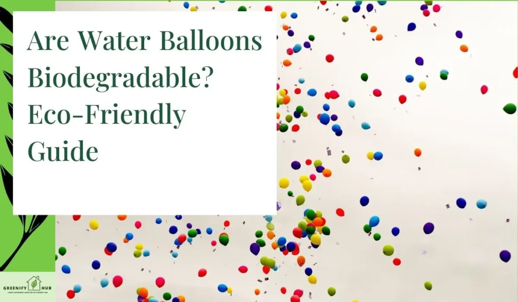 Are Water Balloons Biodegradable Eco-Friendly Guide