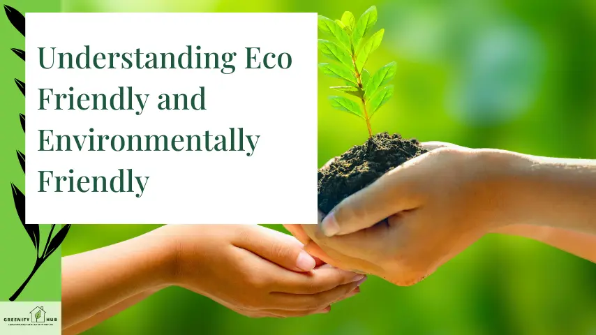 Understanding Eco Friendly and Environmentally Friendly